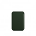 Кожаный кошелек для iPhone с MagSafe - "Зеленая Секвойя"