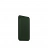Кожаный кошелек для iPhone с MagSafe - "Зеленая Секвойя"