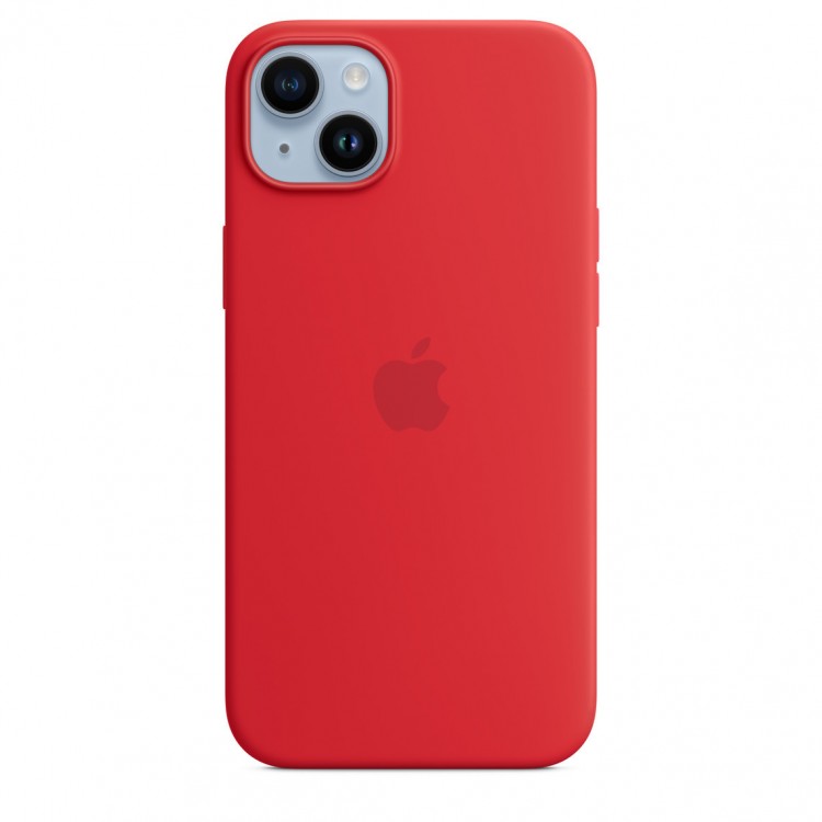 Силиконовый чехол для iPhone 14 Plus с MagSafe - Красный
