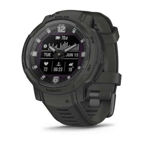 Умные часы Garmin Instinct Crossover Solar 45mm, Graphite