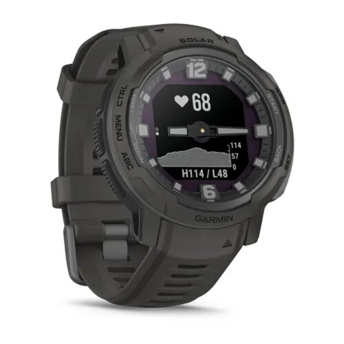 Умные часы Garmin Instinct Crossover Solar 45mm, Graphite