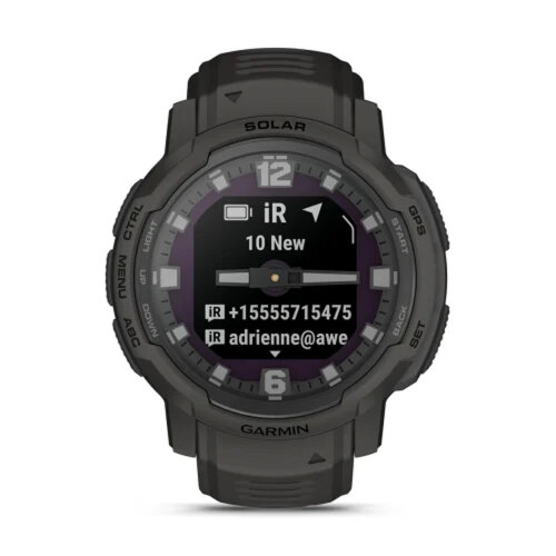 Умные часы Garmin Instinct Crossover Solar 45mm, Graphite