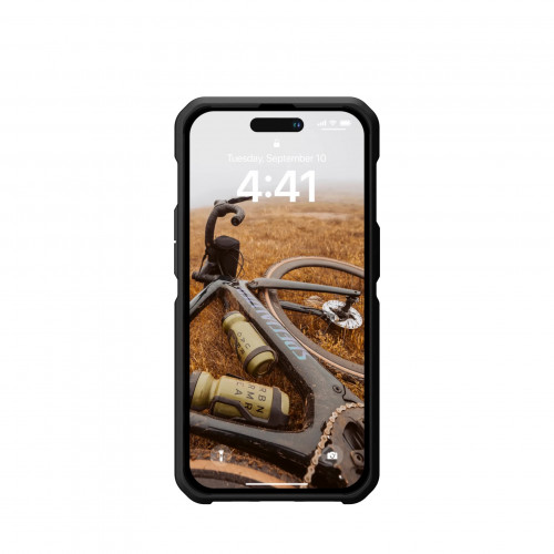 Защитный чехол с поддержкой MagSafe Uag Metropolis LT Kevlar для iPhone 14 Pro - Черный (Black)