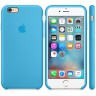 Чехол силиконовый для iPhone 6s Plus Голубой