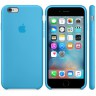 Чехол силиконовый для iPhone 6s Plus Голубой