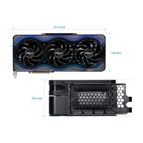 Игровая видеокарта NVIDIA PALIT GeForce RTX 5090 GameRock