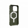 Защитный чехол Uag Essential Armor для iPhone 15 Pro с MagSafe - Оливковый (Olive Drab)