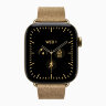 Apple Watch Series 12 42mm, Radiant Gold Titanium Case with Modern Buckle - Camel