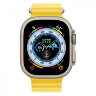 Apple Watch Ultra 3 49mm Titanium Case with Yellow Ocean Band