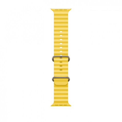 Apple Watch Ultra 3 49mm Titanium Case with Yellow Ocean Band