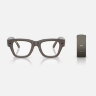 Meta Ray-Ban Display Transitions (песочный полированный /  серый фотохром)