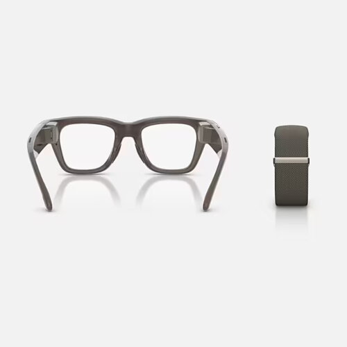 Meta Ray-Ban Display Transitions (песочный полированный /  серый фотохром)