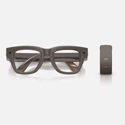 Meta Ray-Ban Display Transitions (песочный полированный /  серый фотохром)