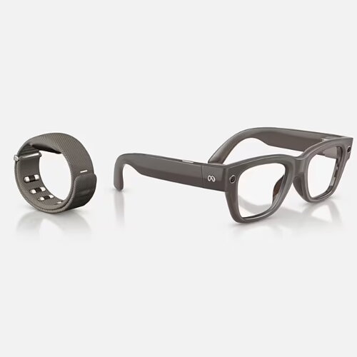 Meta Ray-Ban Display Transitions (песочный полированный /  серый фотохром)
