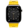 Apple Watch Hermes Series 10 46mm, спортивный ремешок Kilim желтый
