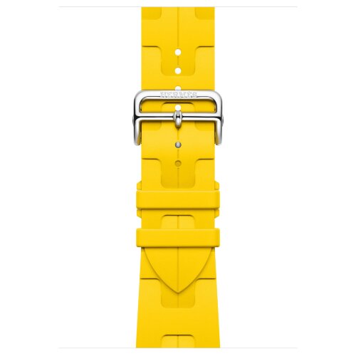 Apple Watch Hermes Series 10 46mm, спортивный ремешок Kilim желтый