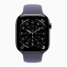 Apple Watch Series 11 46mm, Slate Titanium Case with Sport Band - Purple Fog