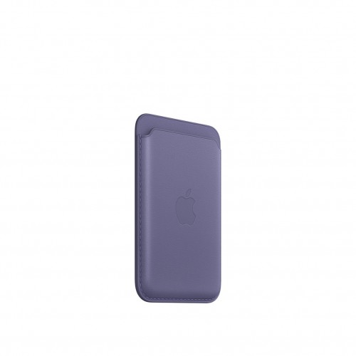 Кожаный кошелек для iPhone с MagSafe - "Глициния"