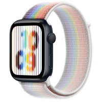 Apple Watch Series 8 45mm, Midnight Aluminum Case with Sport Loop - Pride Edition