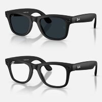 Ray-Ban Meta Gen 2 Wayfarer Transitions (матовая черная оправа, линзы прозрачные - серый фотохром) M