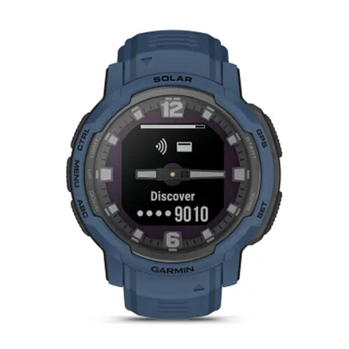 Умные часы Garmin Instinct Crossover Solar 45mm, Tidal Blue