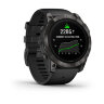 Умные часы Garmin Epix Pro (Gen 2) 51mm Sapphire Edition Carbon Gray DLC Titanium Black Band