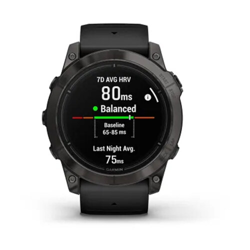 Умные часы Garmin Epix Pro (Gen 2) 51mm Sapphire Edition Carbon Gray DLC Titanium Black Band