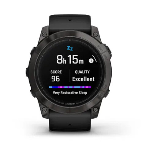 Умные часы Garmin Epix Pro (Gen 2) 51mm Sapphire Edition Carbon Gray DLC Titanium Black Band