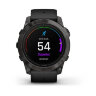 Умные часы Garmin Epix Pro (Gen 2) 51mm Sapphire Edition Carbon Gray DLC Titanium Black Band