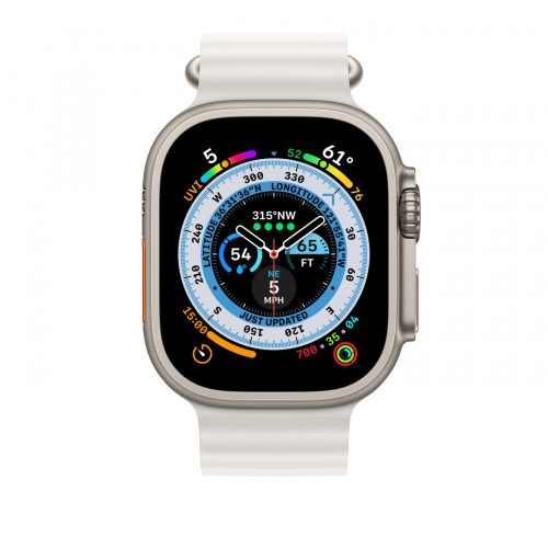 Удлинитель ремешка Ocean Band Extension White для Apple Watch Ultra 49mm