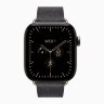 Apple Watch Series 12 42mm, Natural Titanium Case with Modern Buckle - Navy Blue