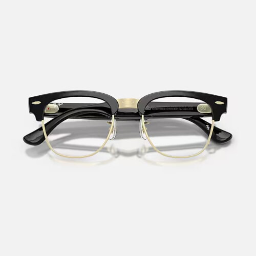 Ray-Ban Meta Audio Clubmaster Transitions (черный глянцевый / графитово-зеленый фотохром)