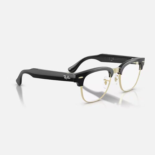 Ray-Ban Meta Audio Clubmaster Transitions (черный глянцевый / графитово-зеленый фотохром)