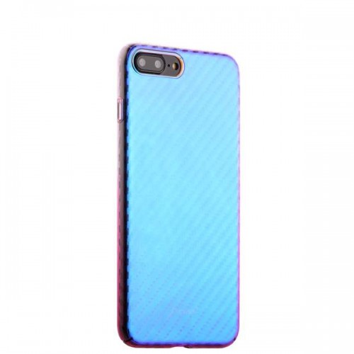 Силиконовая чехол-накладка J-case Colorful Fashion для iPhone 8 Plus и 7 Plus - Розовый оттенок
