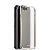 Силиконовая чехол-накладка Deppa Gel Plus для iPhone 8 и 7 - Серебристый матовый