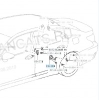 Датчик высоты подвески Lexus LS 460/600, задний левый (8940850070)