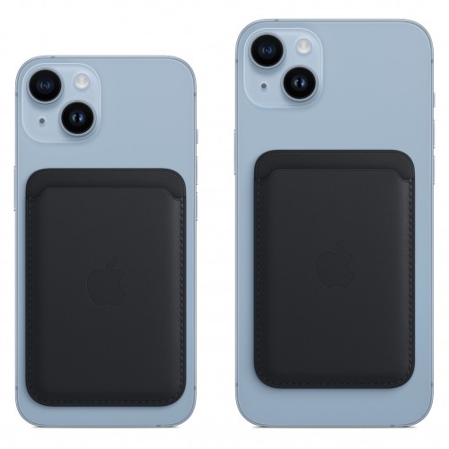 Кожаный кошелек для iPhone с MagSafe - Оранжевый
