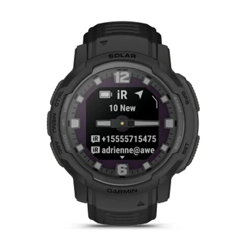 Умные часы Garmin Instinct Crossover Solar 45mm, Tactical Edition, Black