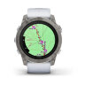 Умные часы Garmin Epix Pro (Gen 2) 51mm Sapphire Edition Titanium Whitestone Band