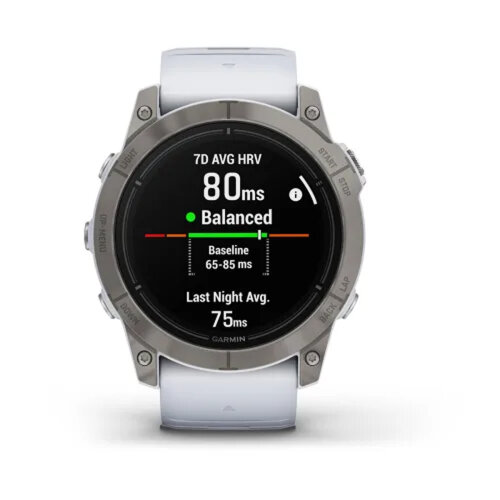 Умные часы Garmin Epix Pro (Gen 2) 51mm Sapphire Edition Titanium Whitestone Band