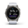 Умные часы Garmin Epix Pro (Gen 2) 51mm Sapphire Edition Titanium Whitestone Band