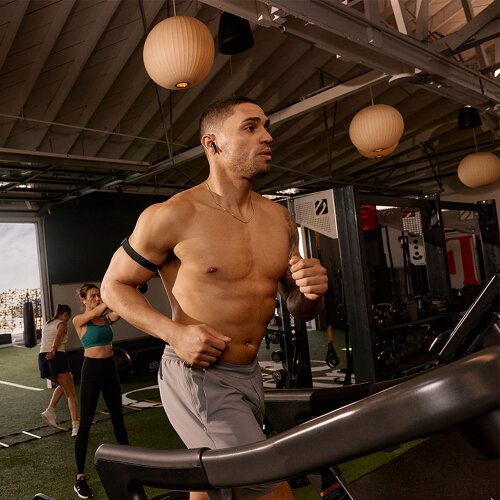 Ремешок для фитнес-браслета WHOOP 5.0/MG, CoreKnit Bicep Band Jet Black L/XL