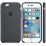 Чехол силиконовый для iPhone 6s Plus Темно-серый