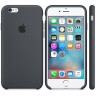Чехол силиконовый для iPhone 6s Plus Темно-серый