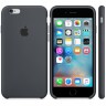 Чехол силиконовый для iPhone 6s Plus Темно-серый