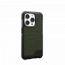 Защитный чехол Uag Metropolis LT для iPhone 15 Pro с MagSafe - Кевлар оливковый (Kevlar Olive)