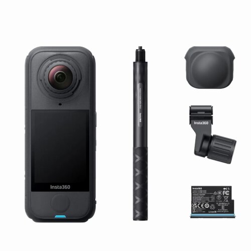 Лёгкая экшн-камера 360 Insta360 X4 Air Black Ski Bundle