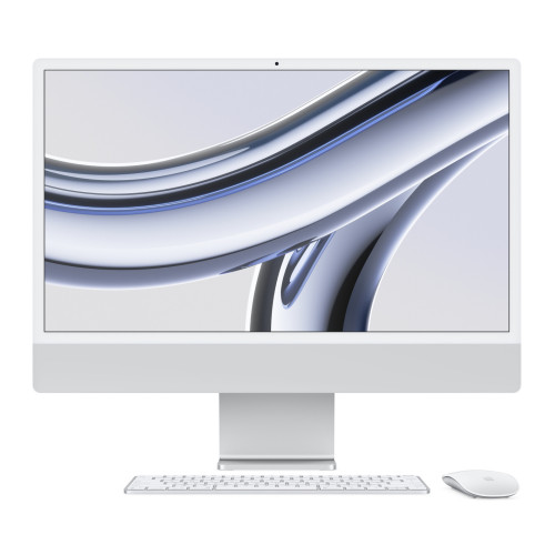 Apple iMac 24 inch (2023, M3, 8GB, 512GB SSD, 10-core GPU) Silver