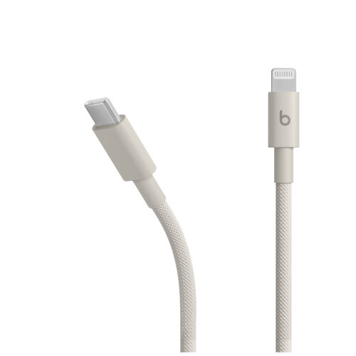 Плетёный кабель Beats USB-C — Lightning, 1,5 м,  серый