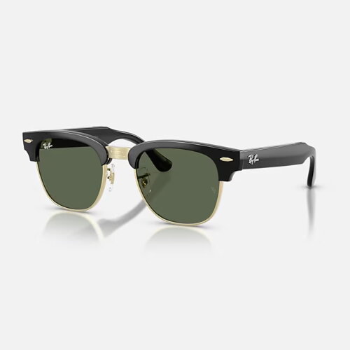 Ray-Ban Meta Audio Clubmaster (черный глянцевый / G-15 зеленые)